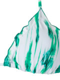printed triangle bikini set