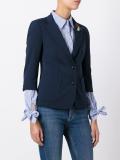 single breasted cropped jacket