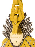 lion studded bag charm
