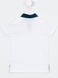contrast collar polo shirt 