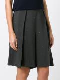 pleated wide shorts