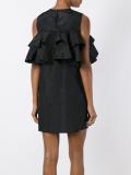 ruffled mini dress