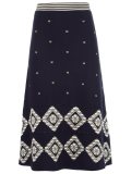 midi jacquard skirt