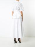 front placket flared dress