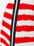 striped A-line skirt
