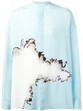 blurry print shirt