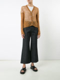 sheer knitted cardigan