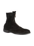 front zip army boots