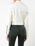 cropped biker jacket