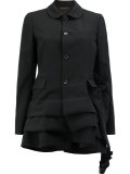 draped flared jacket