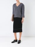 midi straight skirt 