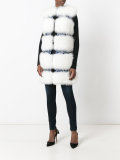 perforated sleeveless jacket 