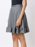 ruffled hem skirt 