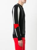 intarsia geometric pattern jumper