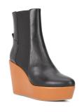 slip-on platform boots
