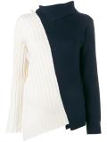 Asymmetric Knit with Rear Ties
