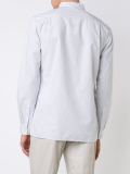 band collar shirt
