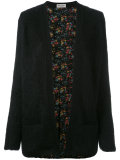 floral lining cardigan