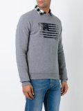 flag print sweatshirt