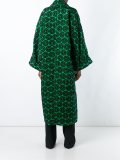 flare sleeve jacquard coat