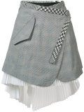asymmetric wrap skirt