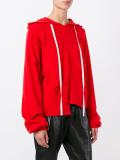 deconstructed distressed hoodie 