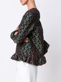 jacquard ruffle top