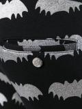 metallic 'bats' print sweatpants