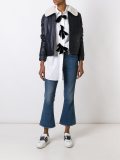 shearling collar aviator jacket