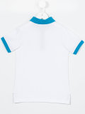 logo print polo shirt