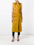 sleeveless trench coat
