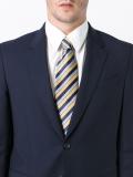 metallic striped tie
