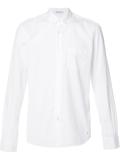 button down collar plain shirt