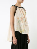 floral print blouse
