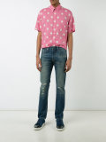 ripped slim-fit jeans