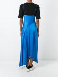 asymmetric slip dress