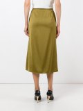 side slit midi skirt