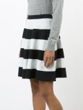 striped full skirt 