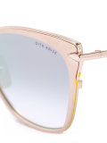 gradient lens cat eye sungalsses