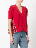 rear-pattern top