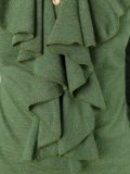 ruffled neckline top