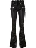 lace up flare pants