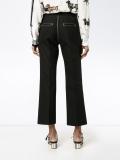 contrast stitch trousers