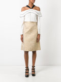 a-line midi skirt 