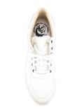 perforated detail lace-up sneakers
