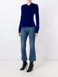 long sleeve velvet top