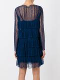 ruffled lace dress