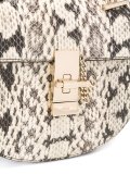 snakeskin Drew shoulder bag
