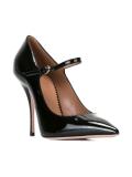 buckled pointed pumps