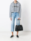 embossed hearts shoulder bag